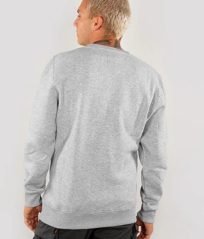 Alpha Industries pánska mikina bez kapucne sivá