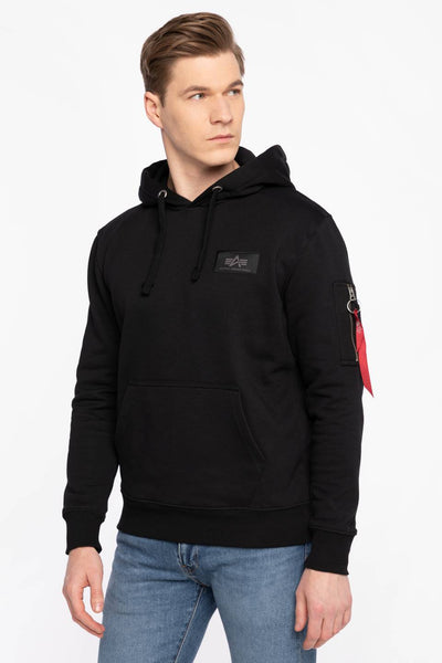 Alpha Industries pánska mikina čierna s kapucňou