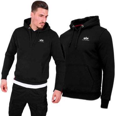 Alpha Industries pánska mikina s kapucňou čierna