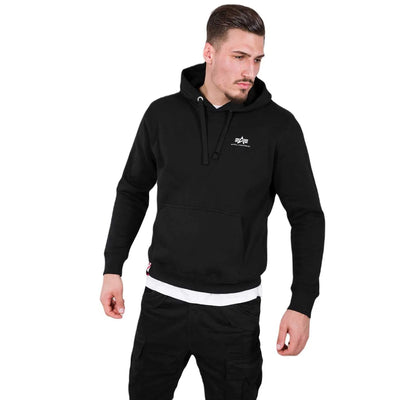 Alpha Industries pánska mikina s kapucňou čierna