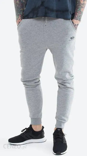 Alpha Industries pánske tepláky Basic Jogger sivé