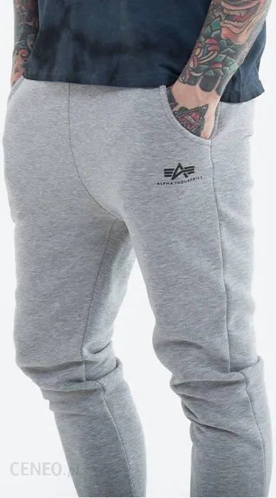 Alpha Industries pánske tepláky Basic Jogger sivé