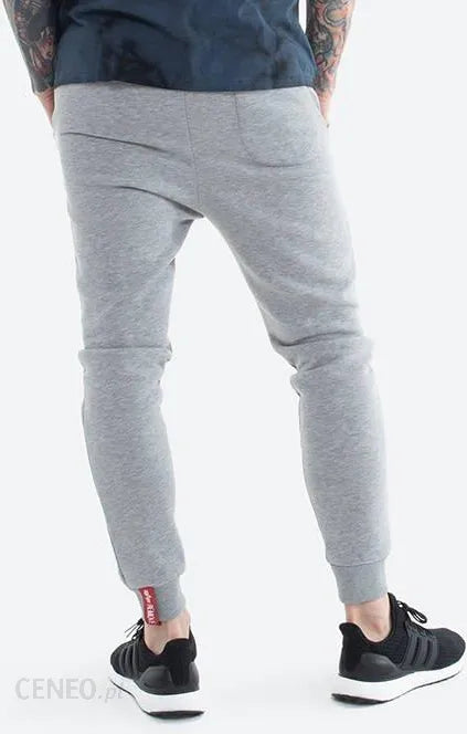 Alpha Industries pánske tepláky Basic Jogger sivé