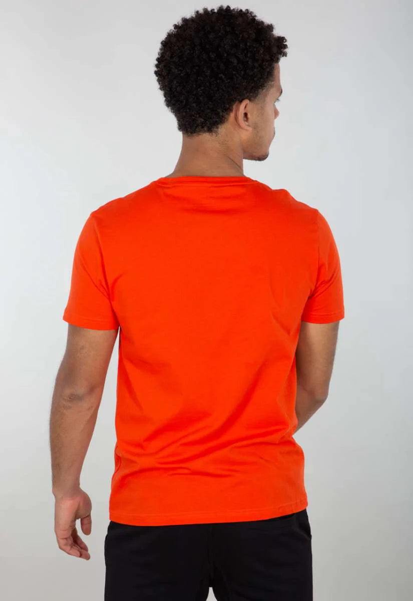 Alpha Industries pánske tričko Basic oranžové