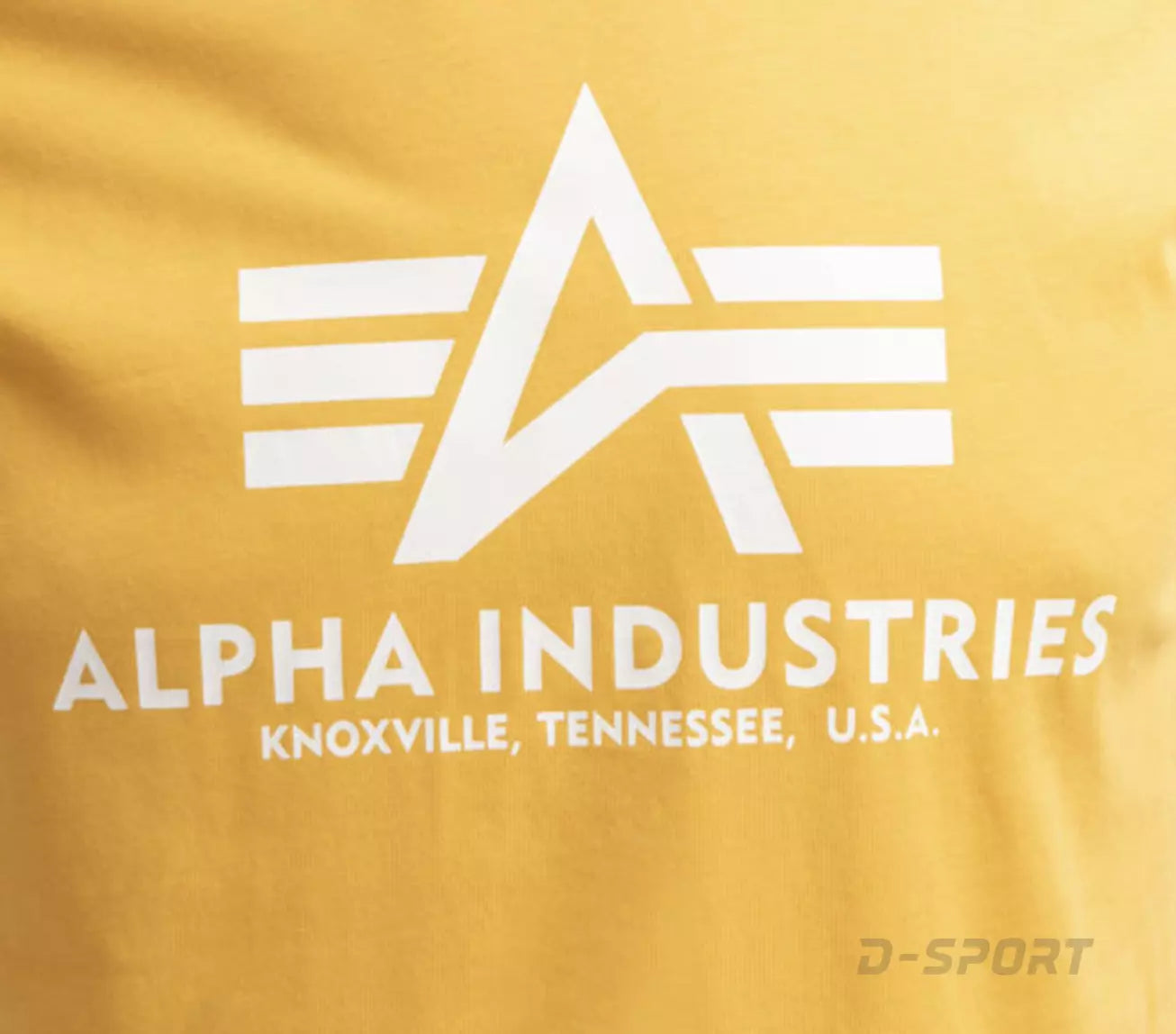 Alpha Industries pánske tričko Basic žlté