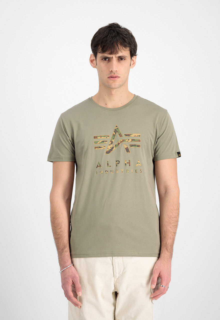 Alpha Industries pánske tričko Camo PP - olivové