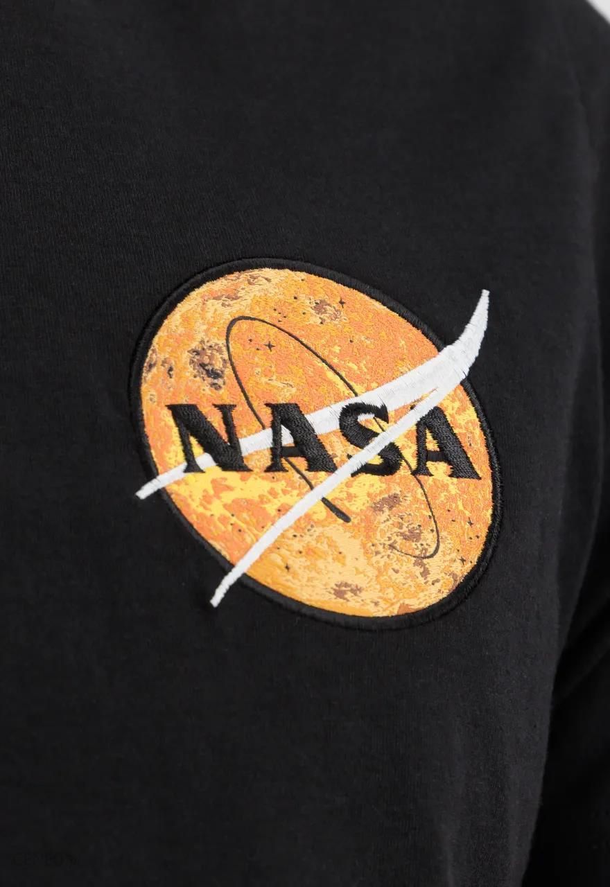 Alpha Industries pánske tričko NASA DaVinci T čierna