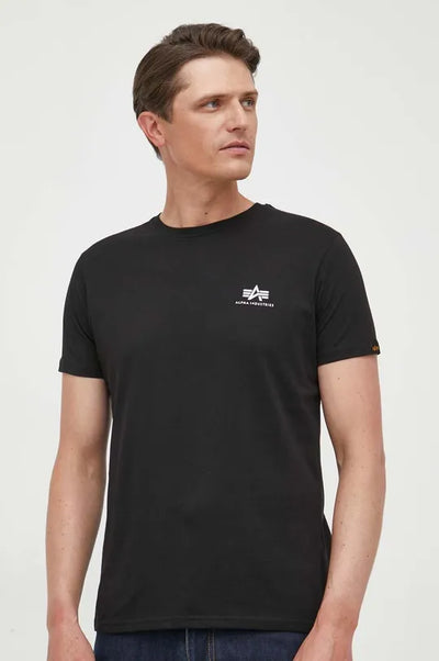 Alpha Industries pánske tričko čierne s nápisom