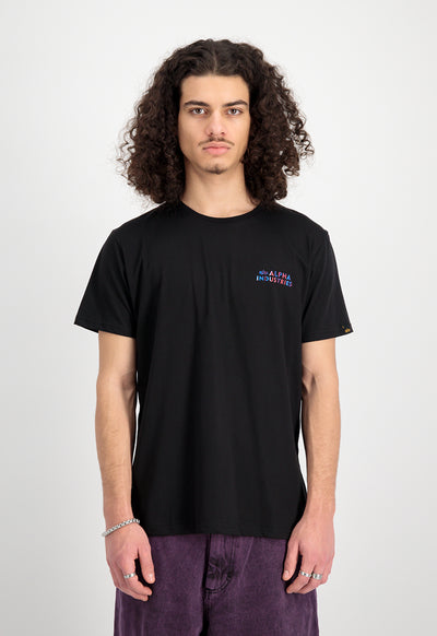 Alpha Industries pánske tričko čierne s potlačou loga