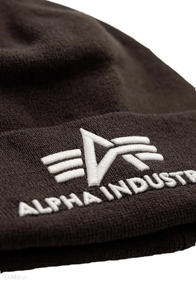 Alpha Industries unisex čiapka 3D Beanie hnedá