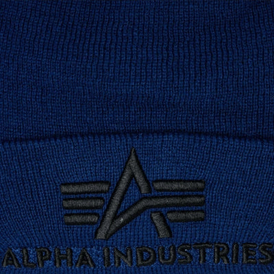 Alpha Industries unisex čiapka 3D Beanie modrá