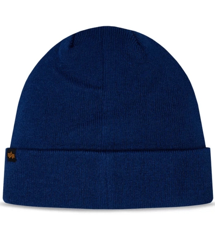 Alpha Industries unisex čiapka 3D Beanie modrá