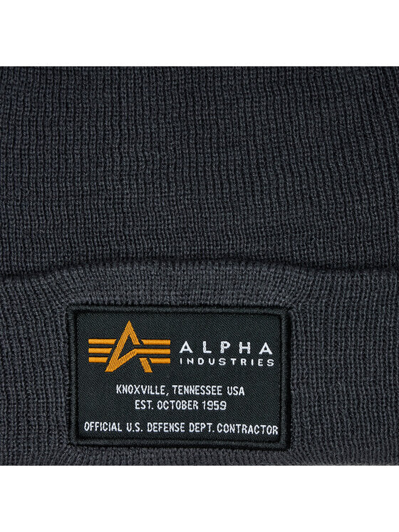 Alpha Industries unisex čiapka Crew sivá