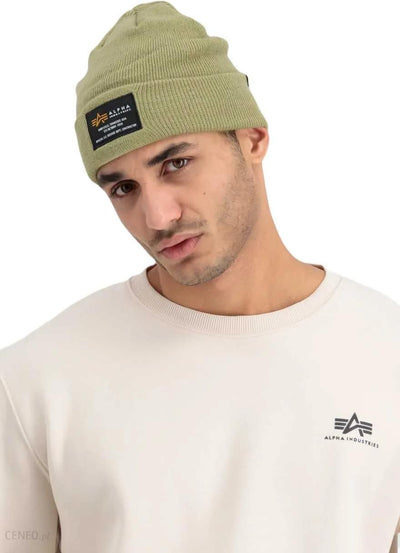 Alpha Industries unisex čiapka Crew zelená