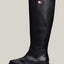 Leather Cleat Knee-High Boots