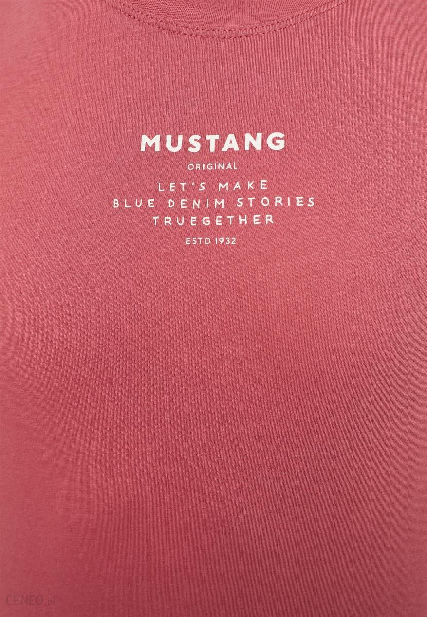 Mustang pánske tričko Alex C Print - červené