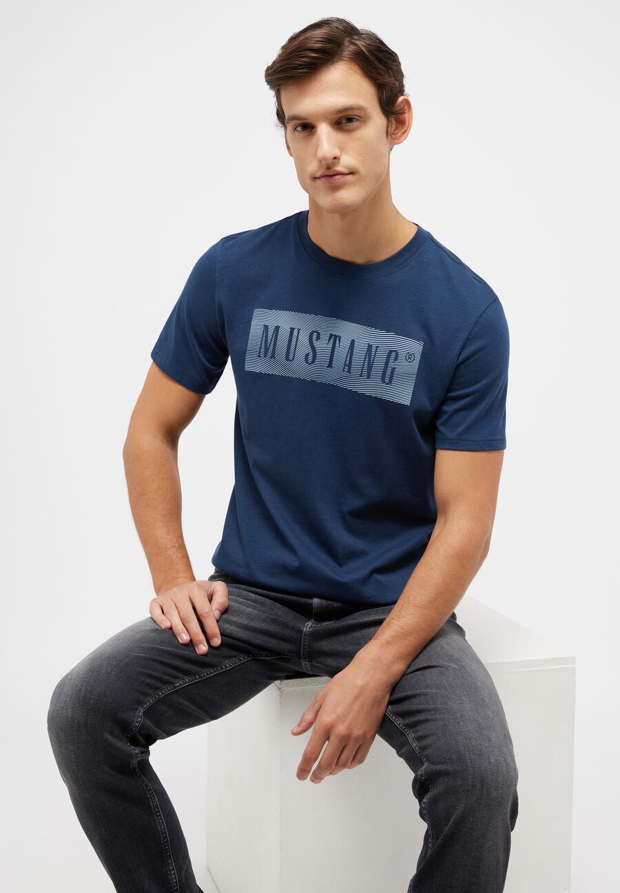 Mustang pánske tričko Dress Blues