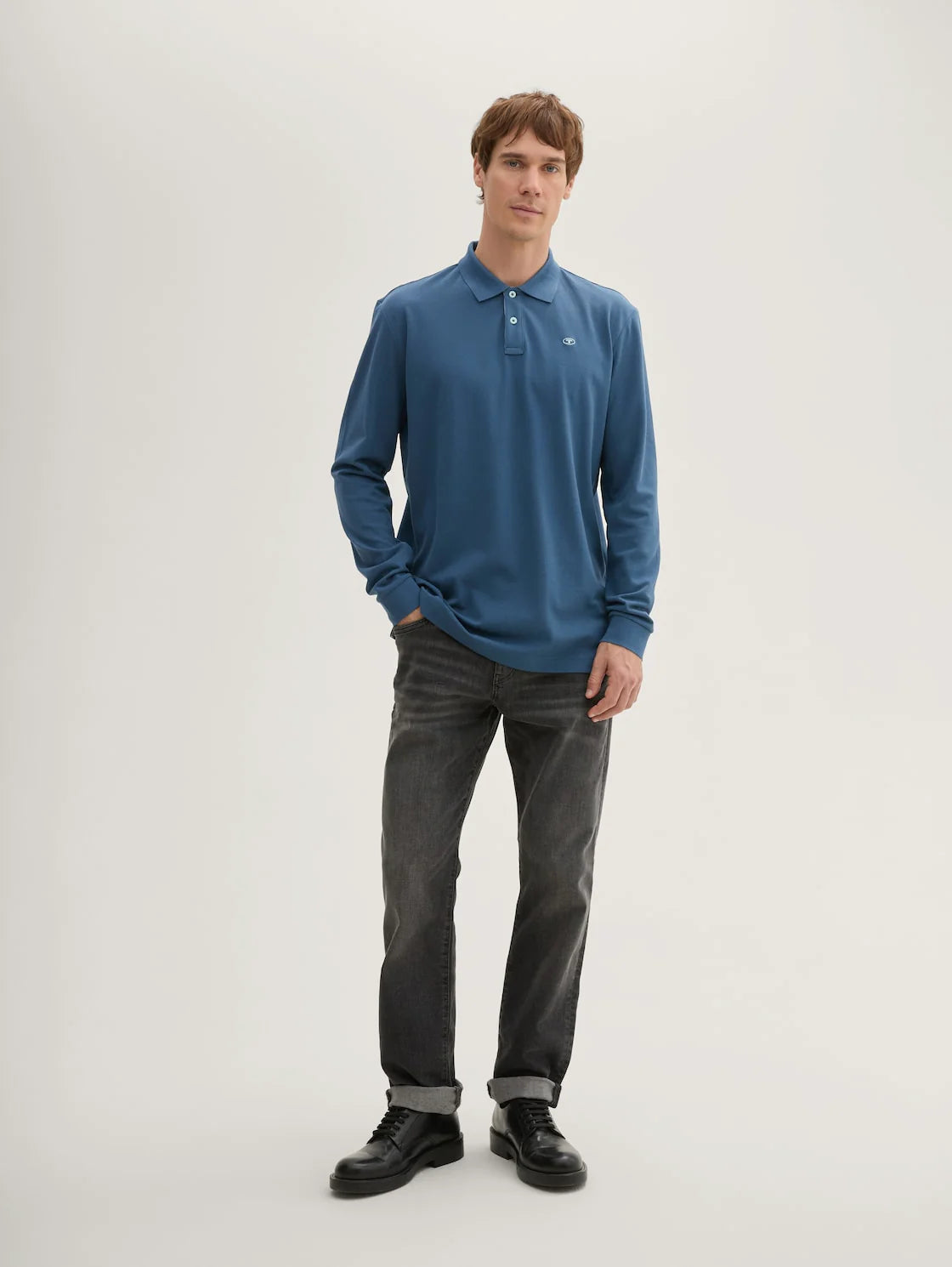 Tom Tailor BASIC POLO WITH CONTRAST Pánske Tričko