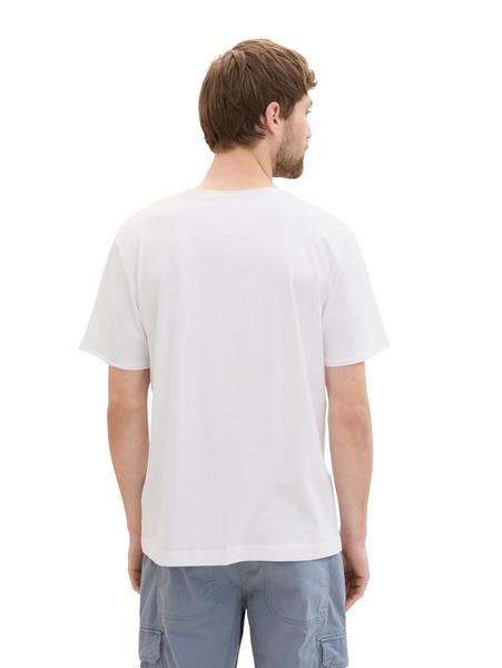 Tom Tailor Man Basic T-Shirt - White