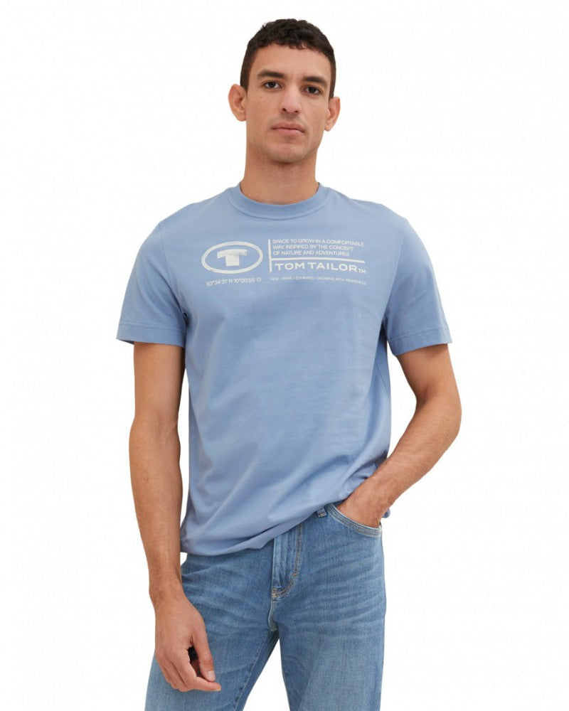 Tom Tailor Printed Crewneck T-Shirt