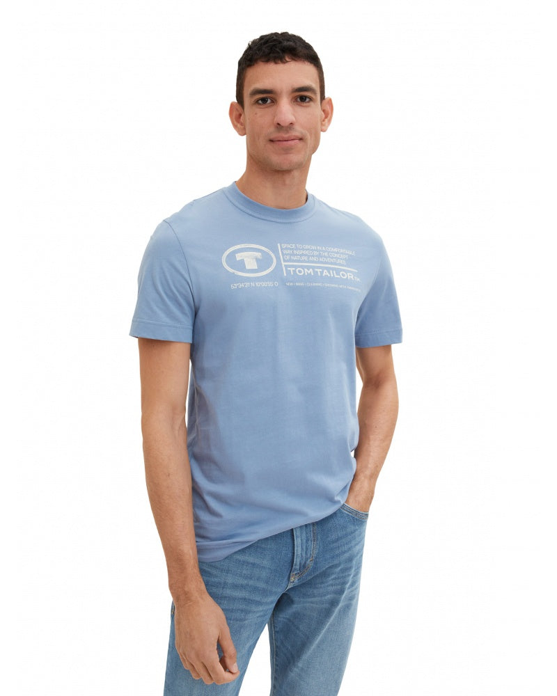 Tom Tailor Printed Crewneck T-Shirt