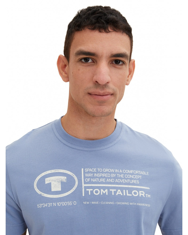 Tom Tailor Printed Crewneck T-Shirt