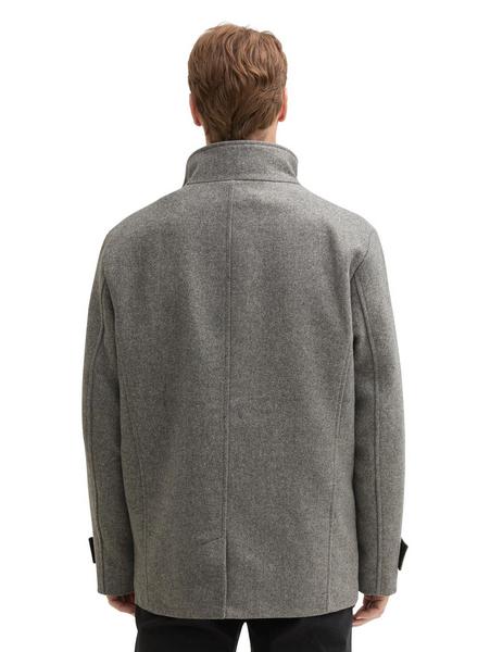 Tom Tailor Wool Jacket 2 in 1, Steel Grey