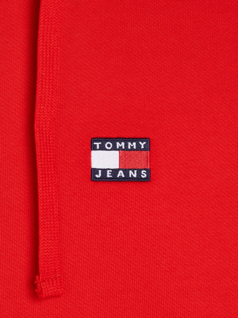 Tommy Hilfiger pánska mikina s kapucňou TJM Reg Badge Hoodie EXT červená