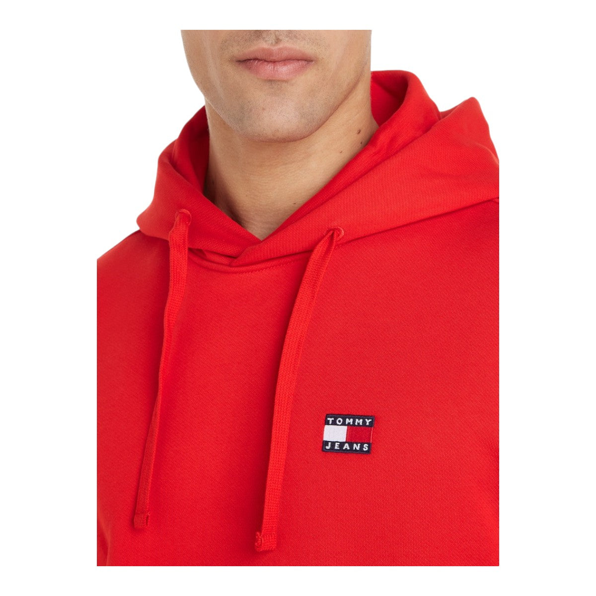 Tommy Hilfiger pánska mikina s kapucňou TJM Reg Badge Hoodie EXT červená