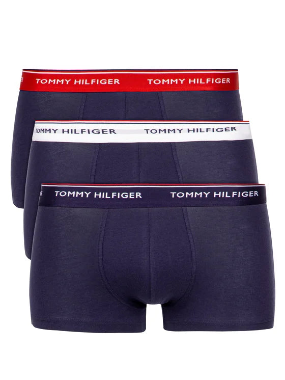 Tommy Hilfiger pánske boxerky tmavomodré - 3 kusy