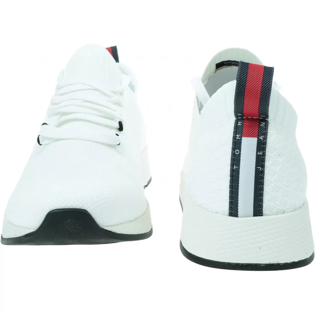 Tommy Hilfiger pánske tenisky Tjm Elevated Runner Knitted biele