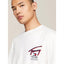 Tommy Hilfiger pánske tričko Signature Back Logo T-Shirt biele