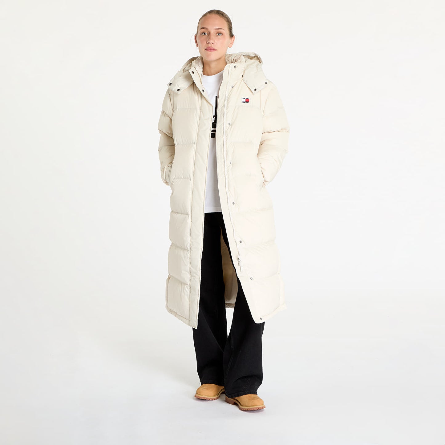 Tommy Jeans Alaska Long Puffer dámska bunda