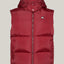 Tommy Jeans Down Zip-Thru Alaska Pánska Vesta Bordová