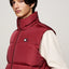 Tommy Jeans Down Zip-Thru Alaska Pánska Vesta Bordová