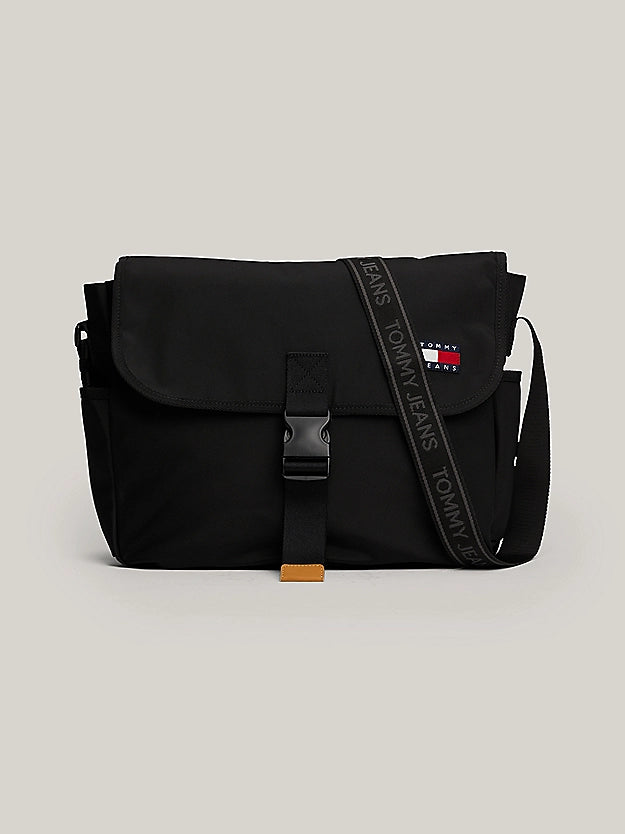 Tommy Jeans Essential Repeat Logo Strap Messenger Bag