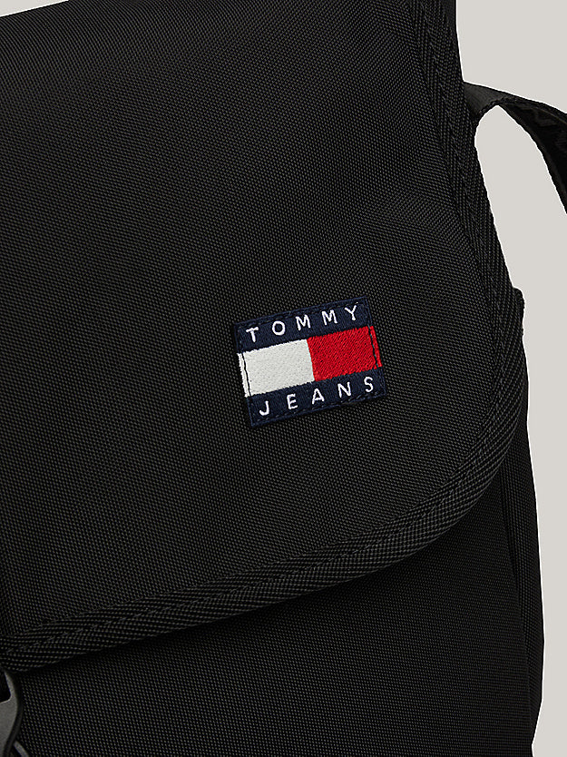 Tommy Jeans Essential Repeat Logo Strap Messenger Bag