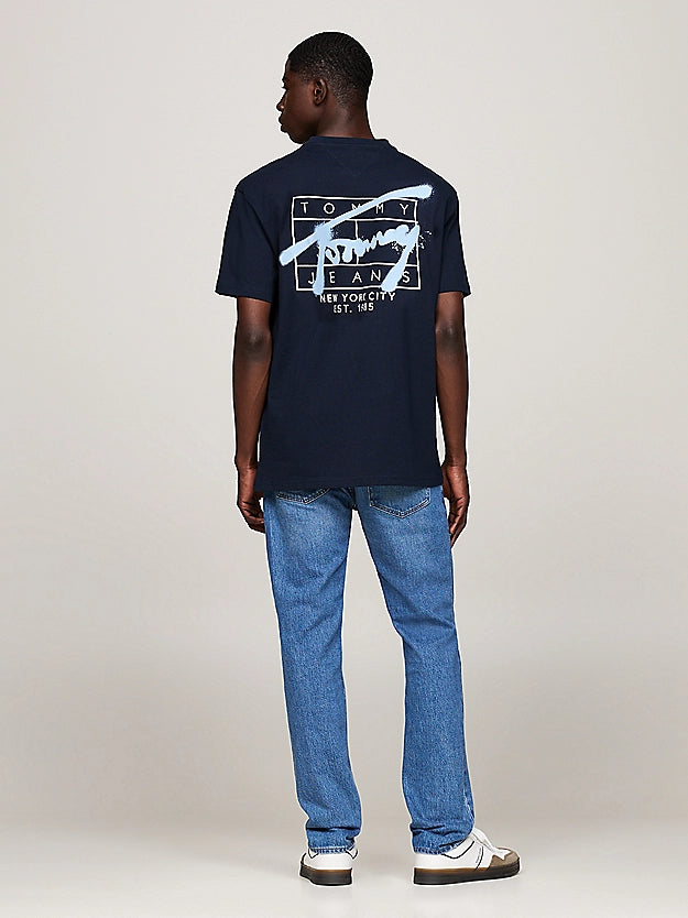 Tommy Jeans Graffiti Signature Back Logo T-Shirt