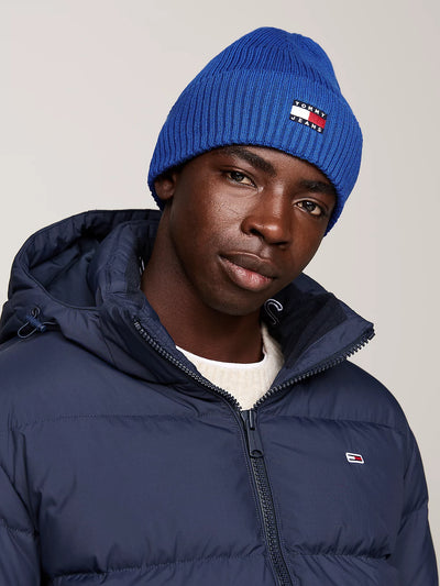 Tommy Jeans Heritage Badge Rib-Knit Beanie -C8T čiapka