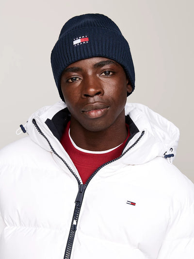 Tommy Jeans Heritage Badge Rib-Knit Beanie čiapka