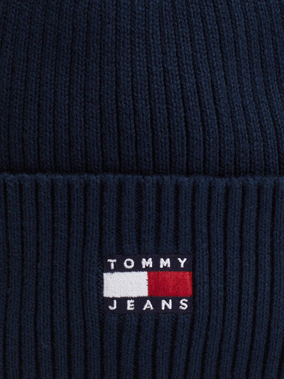 Tommy Jeans Heritage Badge Rib-Knit Beanie čiapka