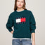 Tommy Jeans Mélange Relaxed Jumper with Wool dámský pulóver