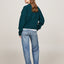 Tommy Jeans Mélange Relaxed Jumper with Wool dámský pulóver