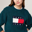 Tommy Jeans Mélange Relaxed Jumper with Wool dámský pulóver