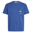 Tommy Jeans Novelty Logo Crew Neck T-Shirt in Blue