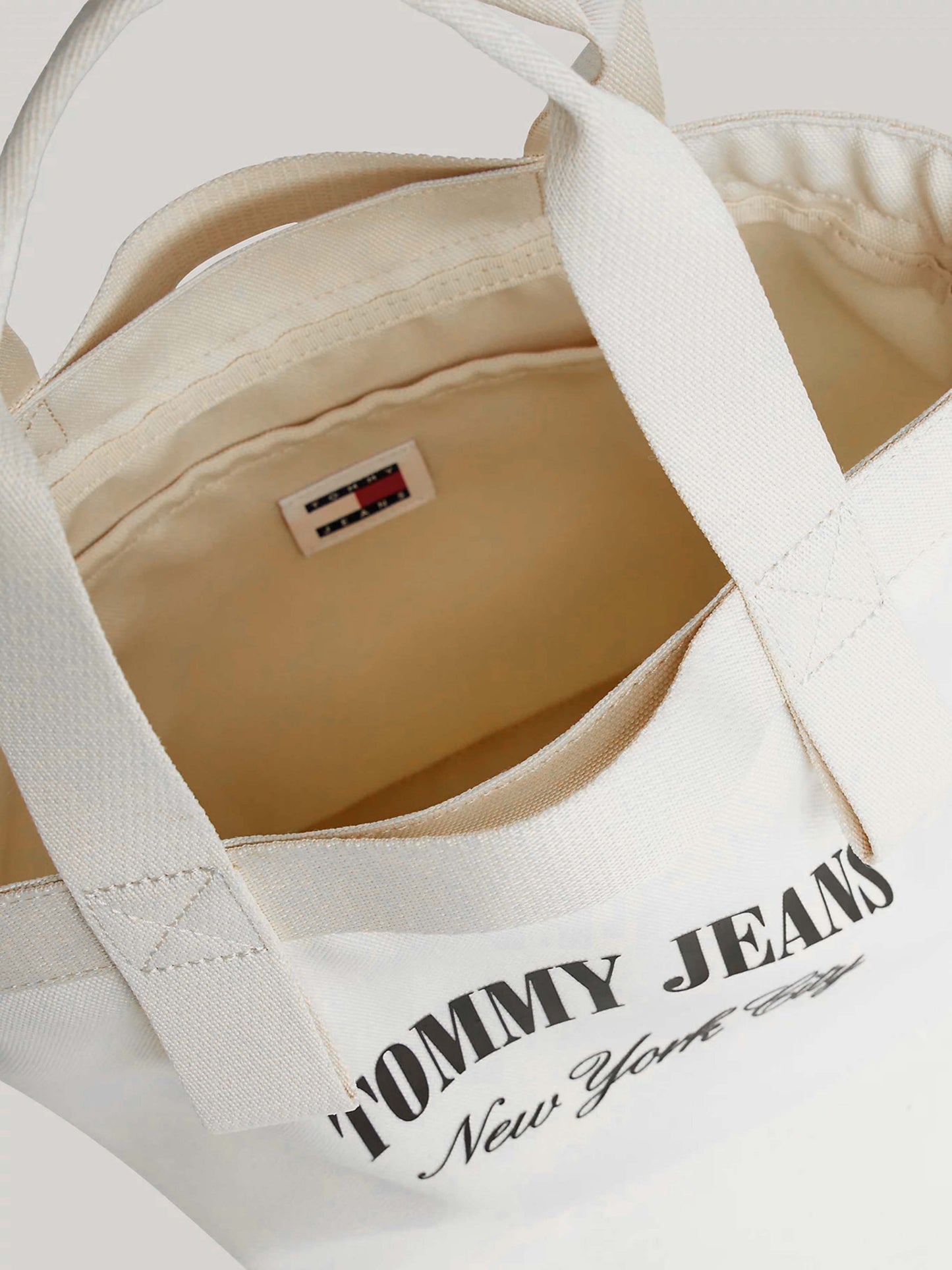 Tommy Jeans dámska látková taška béžová