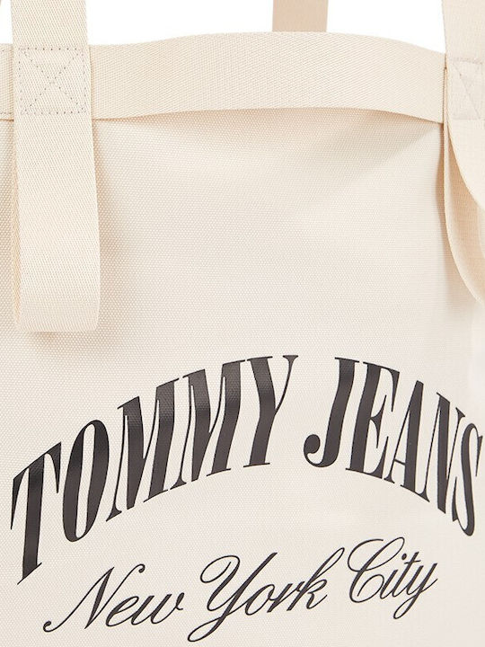 Tommy Jeans dámska látková taška béžová