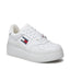 Tommy Jeans dámske flatform tenisky biele