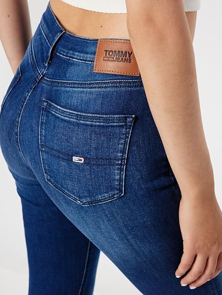 Tommy Jeans dámske rifle tmavo modré