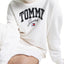 Tommy Jeans dámske šaty Sweatshirt Midi White